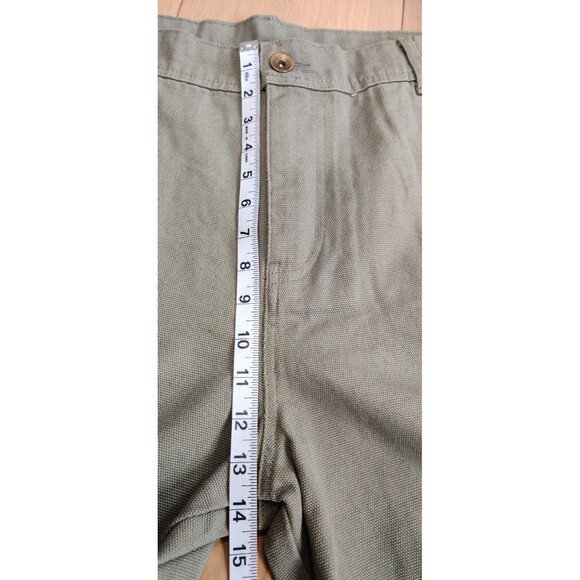 Vtg‎ No Boundaries Pants Men's 38X31 Green Double Knee Workwear Baggy Skater Y2K - Picture 10 of 13